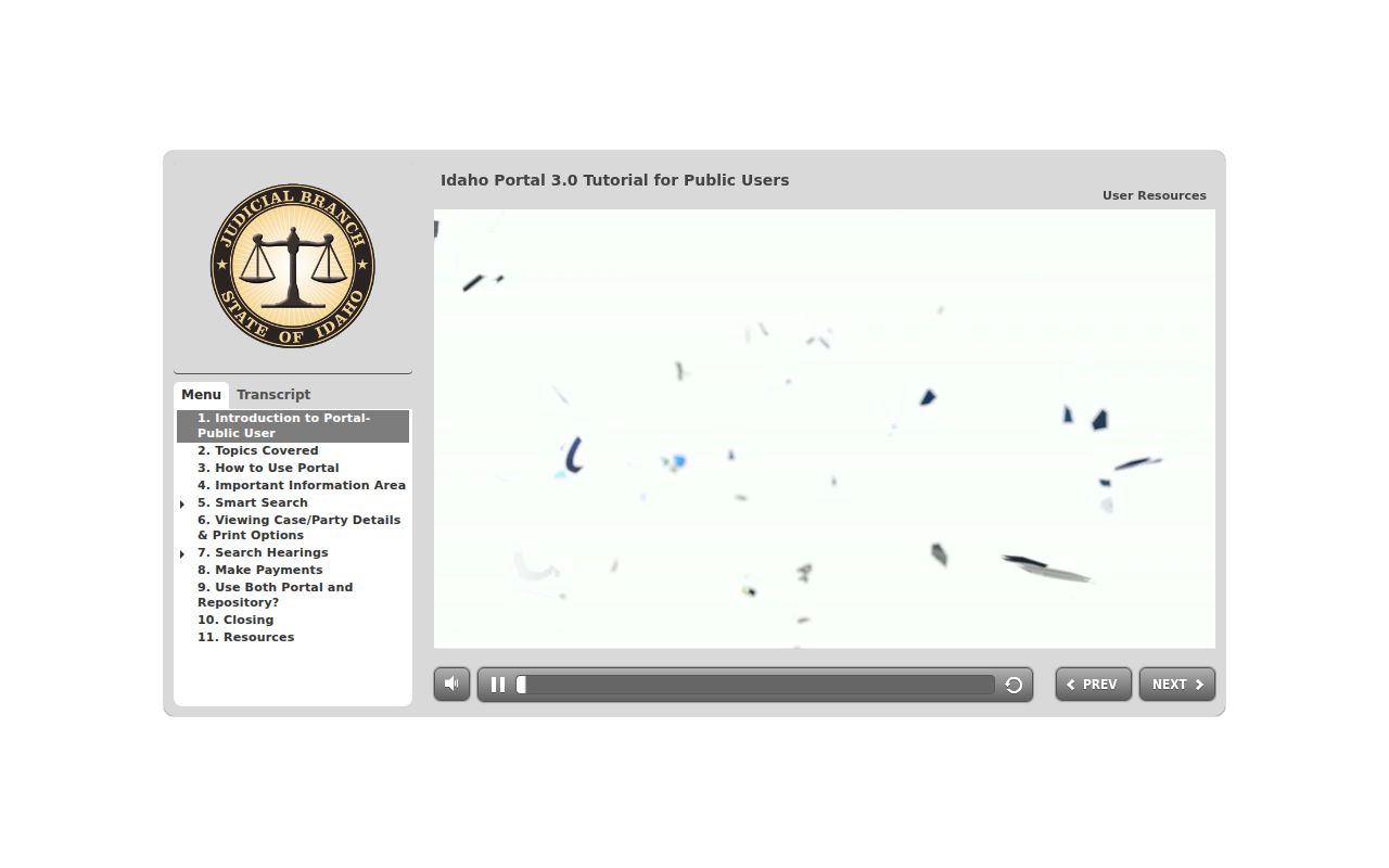 Teton County court case lookup iCourt tutorial